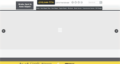 Desktop Screenshot of brakespotautorepair.com